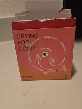 POP MART Pink "Crying For Love" Phone Charm Blind Box